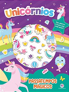 Livro Unicórnios - Passatempos mágicos