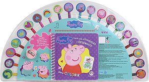 Livro Peppa Pig - Livro com atividades e desenhos para co...