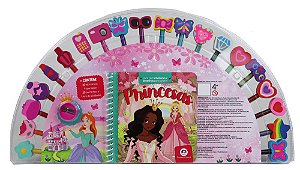 Livro Princesas - Livro com atividades e desenhos para co...