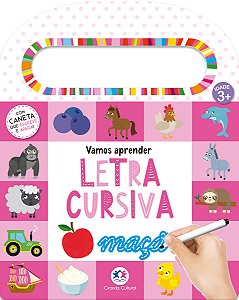 Livro Vamos aprender letra cursiva