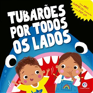Livro Tubarões por todos os lados