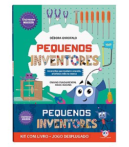 Livro Pequenos inventores - Kit com livro + jogo despluga...