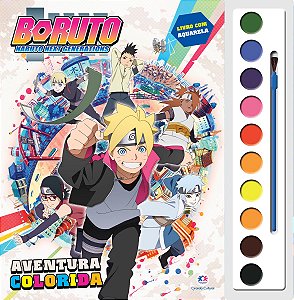 Livro Boruto - Aventura Colorida