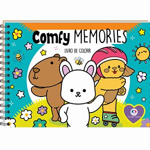 Livro Comfy Memories - Para colorir