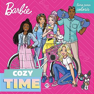 Livro Barbie Cozy Time - Livro de Colorir