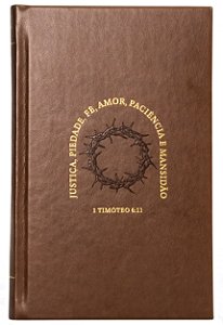 Livro Bíblia Nvi, Letras De Jesus Em Vermelho, Couro-Soft...
