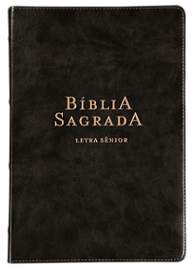 Livro Bíblia Nvi, Letra Sênior, Couro-Soft Preto, Leitura Perfe...