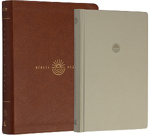 Livro Bíblia Diária, Nvi, Capa Luxo Marrom, Leitura Perfeita - ...