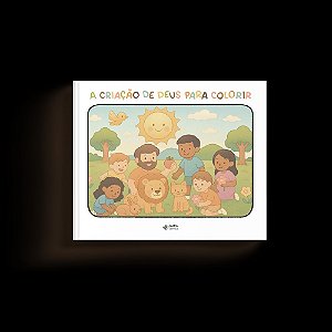 Livro A criação de Deus para colorir