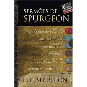 Livro Box - Sermões de Spurgeon - 6 Livros: Seis livros d...