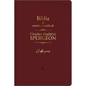 Livro Bíblia De Estudos E Sermões De Charles H. Spurgeon