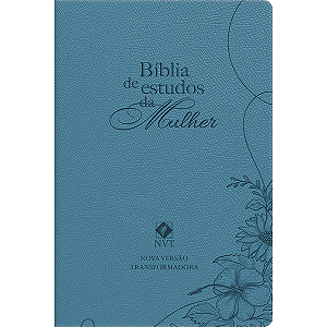 Livro Biblia De Estudos Da Mulher - Azul