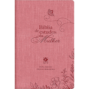 Livro Biblia De Estudos Da Mulher - Rosa