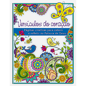 Livro Livro para colorir - versículos do coração: Páginas criat...