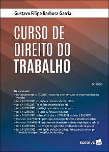 Livro Curso de direito do trabalho