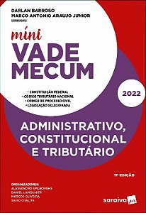 Livro Míni vade mecum administrativo, constitucional e tr...