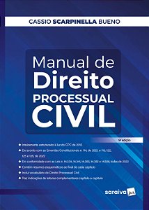 Livro Manual de direito processual civil