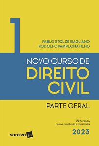 Livro Novo curso de direito civil - Parte geral (Volume 1...