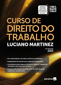 Livro Curso de direito do trabalho