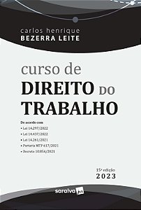 Livro Curso de direito do trabalho