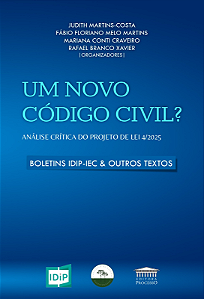 Livro Um Novo Código Civil? Análise Crítica do Projeto de...