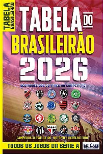 Livro Guia Tabela Do Brasileirao 2026