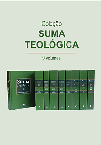 Livro Suma Teológica – Coleção 9 Volumes - Bilíngue - Cap...