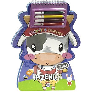 Livro Colorir é divertido! Fazenda