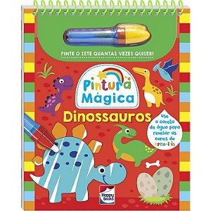 Livro Pintura mágica - Dinossauros