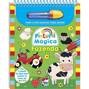 Livro Pintura mágica - Fazenda