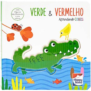 Livro Aprendendo cores - Verde & vermelho