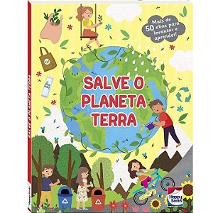 Livro Descobrindo o Mundo - Um livro com abas: Salve o Pl...