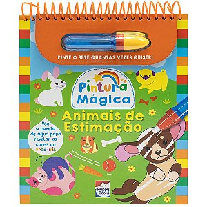 Livro Pintura mágica - Animais de estimação