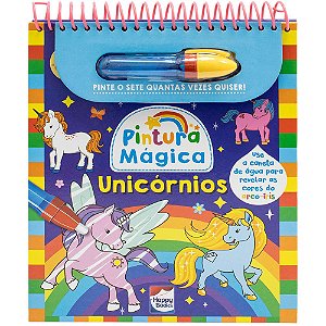 Livro Pintura mágica - Unicórnios