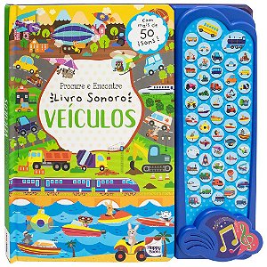 Livro Procure E Encontre - Livro Sonoro: Veículos