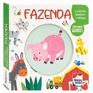 Livro Livrinho Quebra-cabeça: Fazenda