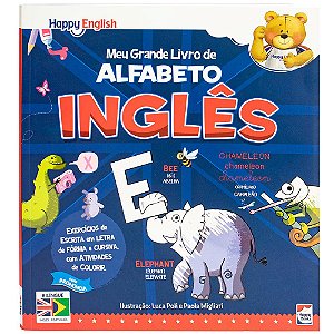 Livro Happy English - Meu grande livro do alfabeto em ing...
