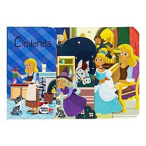 Livro Contos Clássicos com Abas: Cinderela