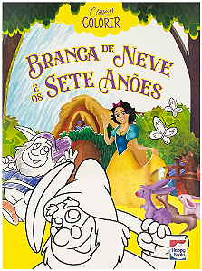 Livro Clássicos para colorir: Branca de neve e os sete anões