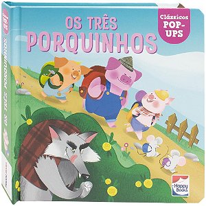 Livro Clássicos POP-UPS: Três Porquinhos, Os
