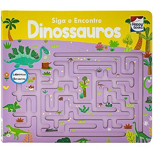 Livro Siga e Encontre: Dinossauros