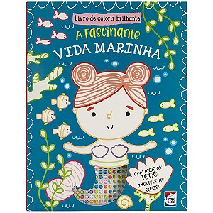 Livro Livro de colorir brilhante - A fascinante vida mari...