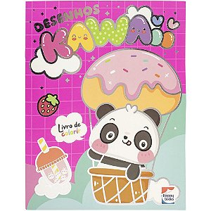 Livro Mundo da Fantasia: Desenhos Kawaii Para Colorir