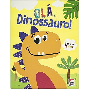 Livro Mundo da Fantasia: Dinossauros Para Colorir