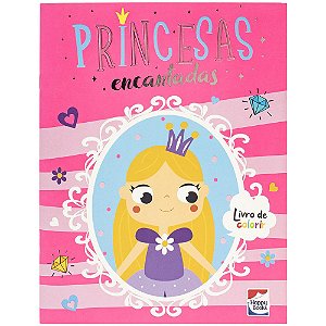 Livro Mundo da Fantasia: Princesas Encantadas Para Colori...