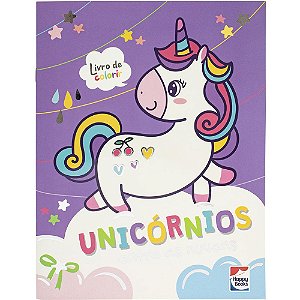 Livro Mundo da fantasia: Unicórnios para colorir