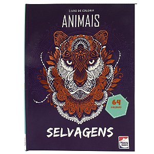 Livro Mandalas Mágicas: Animais Selvagens