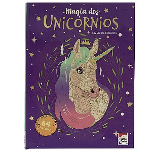 Livro Mandalas Mágicas: Magia dos Unicórnios