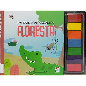 Livro Diversão com os dedinhos: Floresta
