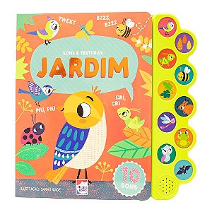 Livro Sons e Texturas: Jardim